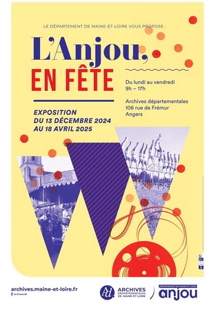 Affiche de l'exposition « L'Anjou en fête »