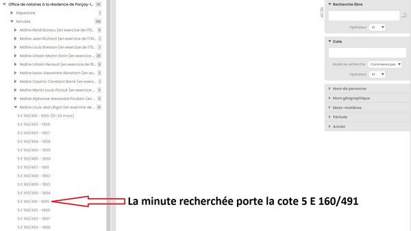 Instruments de recherche en ligne