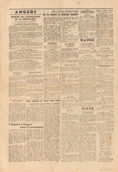 « Le Courrier de l’Ouest », n° 7, 28 août 1944.