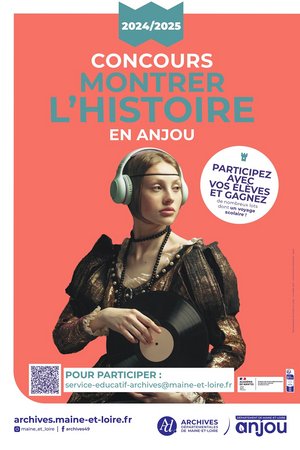 Affiche du concours Montrer l'histoire 2024-2025