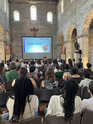 Cérémonie de remise des prix à la Collégiale Saint-Martin, 11 juin 2025.