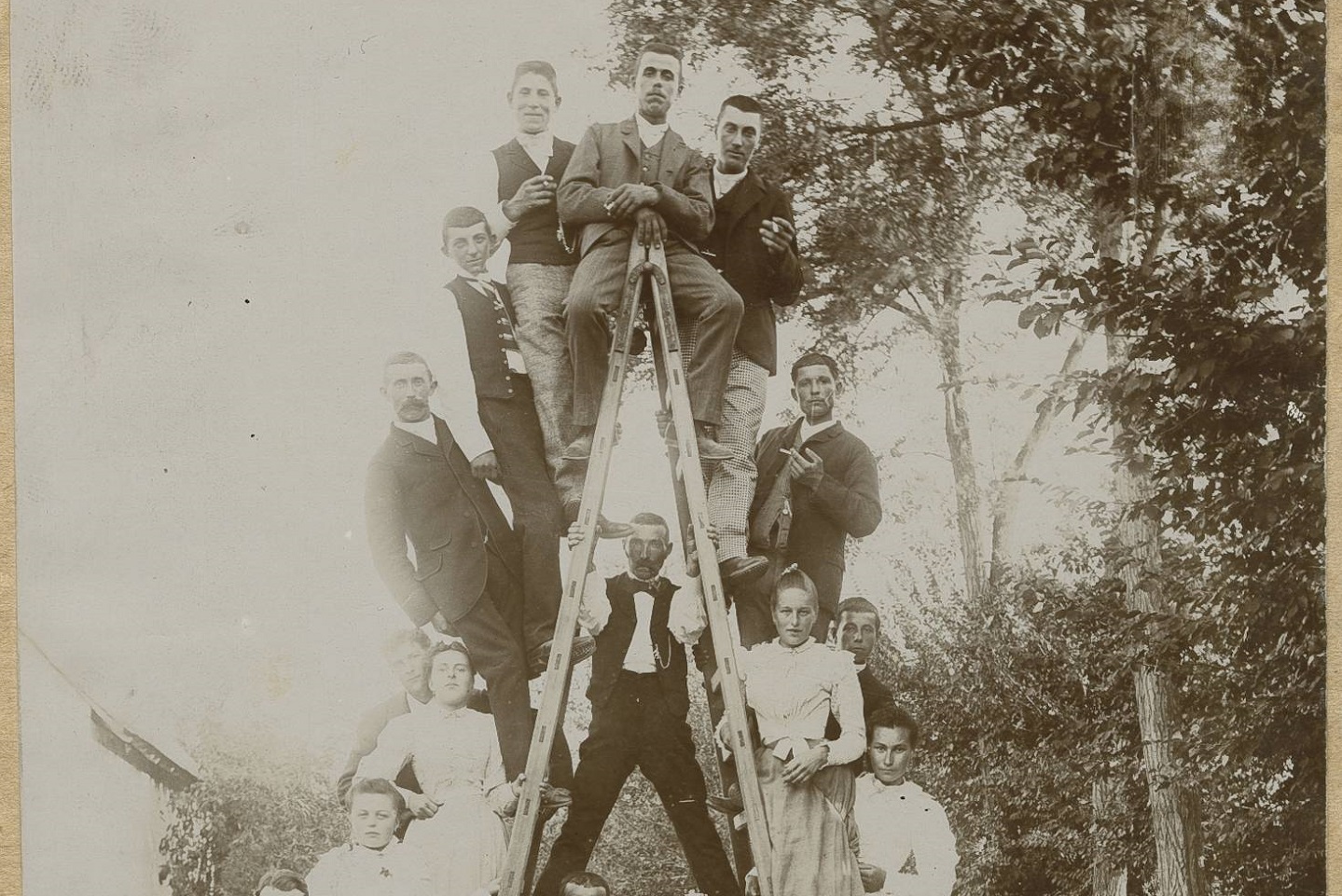 Cholet, un mariage, 1898