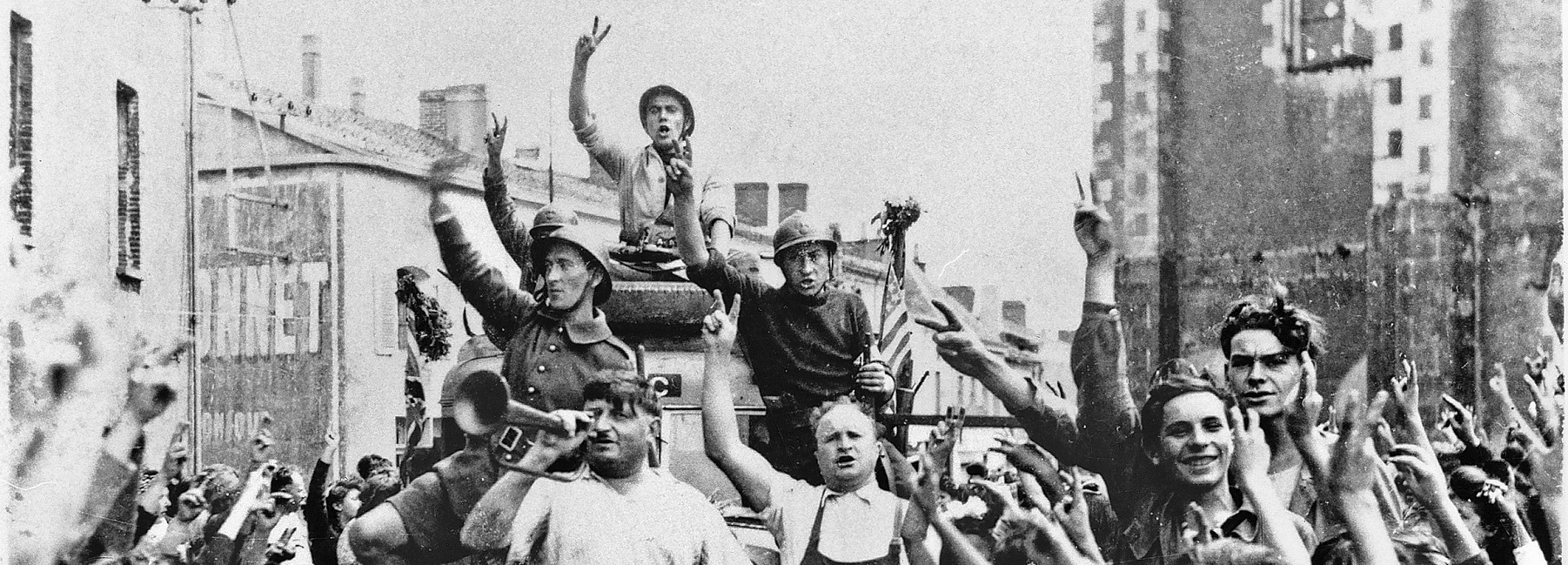 Fête de la Victoire à Gesté, mai 1945