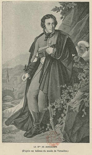 Photogravure de Charles de Bonchamps, d’après un tableau du musée de Versailles